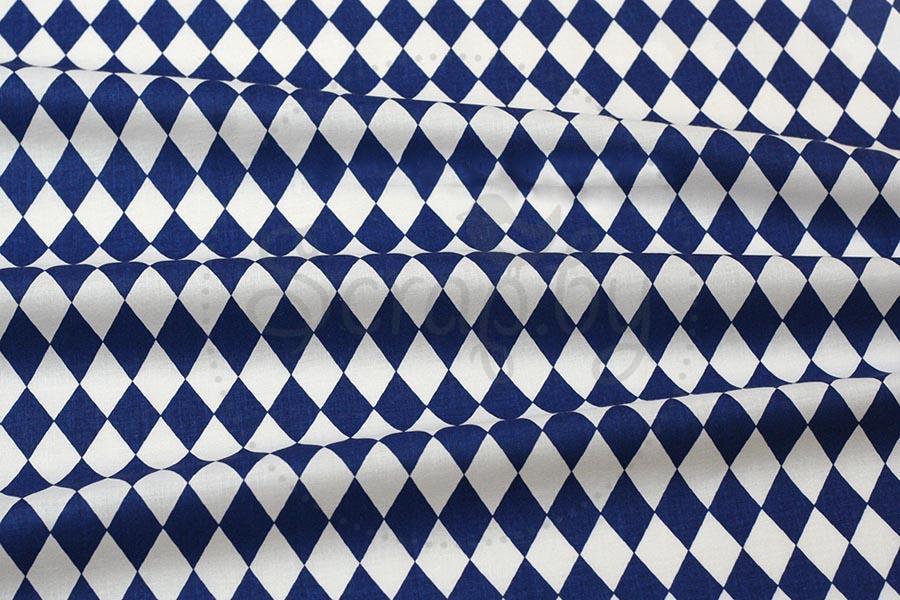 Хлопок Арлекин синий