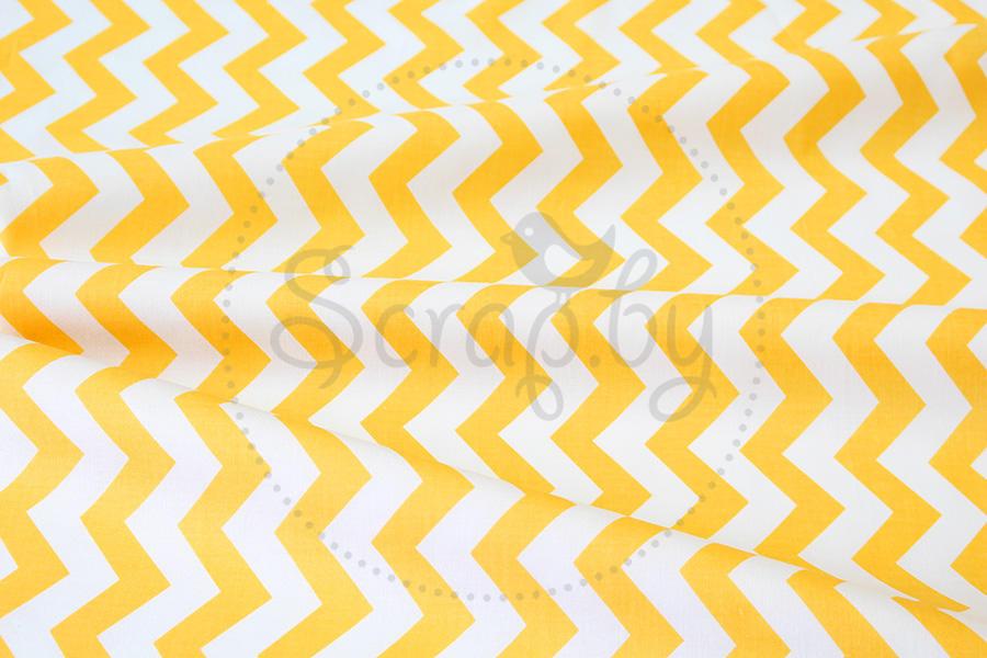Хлопок Желтый зигзаг