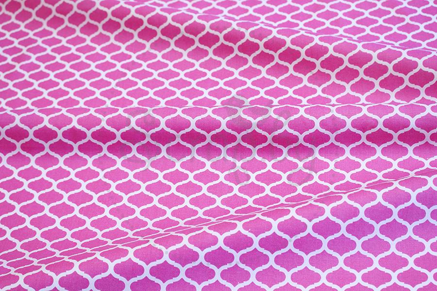 Хлопок Марокканские мини-розетки малиновые