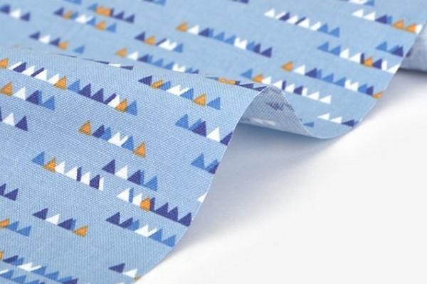 Хлопок Dailylike Флажки на голубом