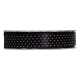 Тесьма атласная в точку Jet Black, 3м
