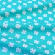 Хлопок Клевер на бирюзовом