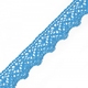 Кружево вязаное 32мм Темно-Голубой 32.01.031