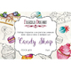 Набор открыток для раскрашивания акварелью Candy Shop, 8шт.