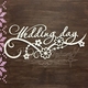 Чипборд Надпись Wedding day СВ54
