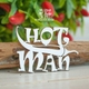 Чипборд Надпись Hot Man Hi-379