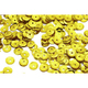 Пайетки Круглые 8мм Золотистые, 10г.