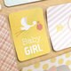Набор карточек и декора для Project Life - Lullaby Girl Kit, 120шт.