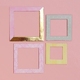 Набор рамочек с фольгированием Вдохновление, 4шт.