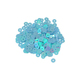 Пайетки плоские 6мм, 17 светло-бирюзовый, 10г
