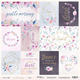 Лист бумаги Gentle Morning - Cards 30х30см ТМ СкрапМир