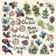 Лист с картинками для вырезания The Spirit of Christmas 30х30см