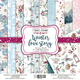 Набор скрапбумаги Winter Love Story 30x30см (10 листов)