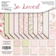 Набор бумаги So Loved 30х30см (11 листов) ТМ Скрапмир