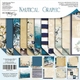 Набор бумаги Nautical Graphic 30х30см (11 листов) ТМ СкрапМир