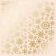 Лист бумаги с фольгированием Golden Snowflakes Beige 30х30см