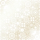 Лист бумаги с фольгированием Golden Gears White 30х30см