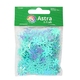 Пайетки снежинки 13мм 17 светло-бирюзовый, 10г