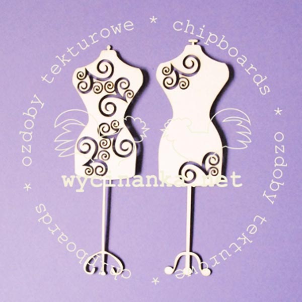 Чипборд Манекены, 2шт.