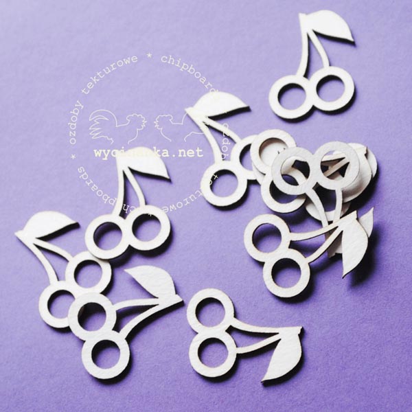 Чипборд Вишенки, 10шт.