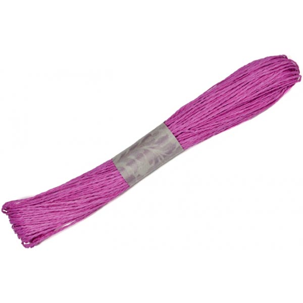 Шпагат бумажный фуксия, 4м