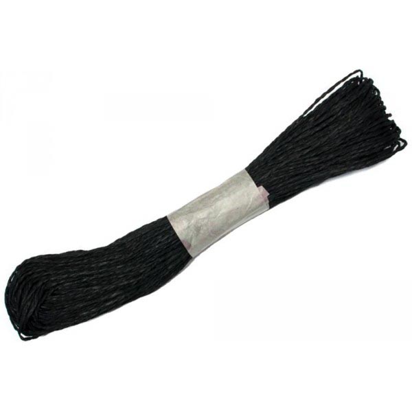 Шпагат бумажный черный, 4м