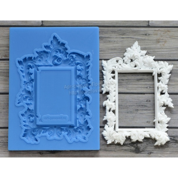 Молд Прямоугольный багет в стиле рококо