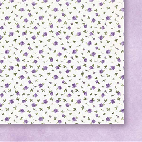 Лист бумаги Fioletowe Fiołki 03 30х30см
