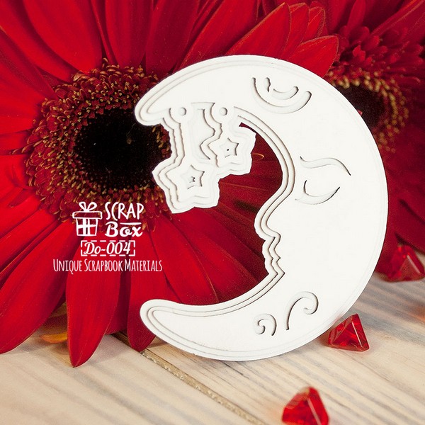 Чипборд 3d Луна Do-004