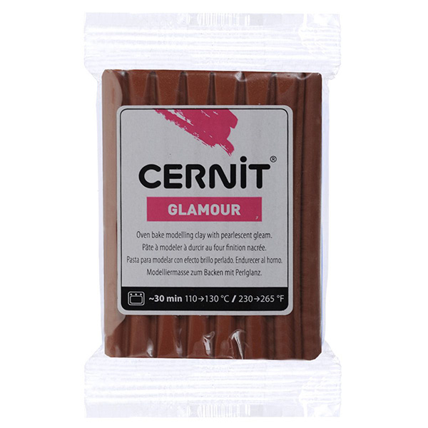 Пластика Cernit Glamour 057 Медь, 56г