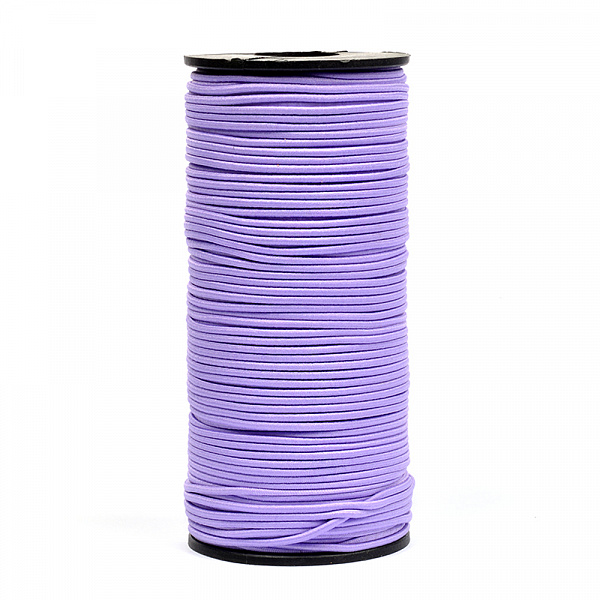 Резинка шляпная 2мм Сиреневая