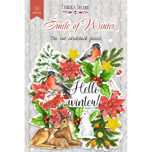 Набор высечек Smile of Winter, 52шт.