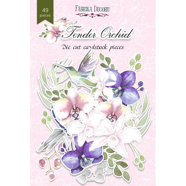 Набор высечек Tender Orchid, 49шт.