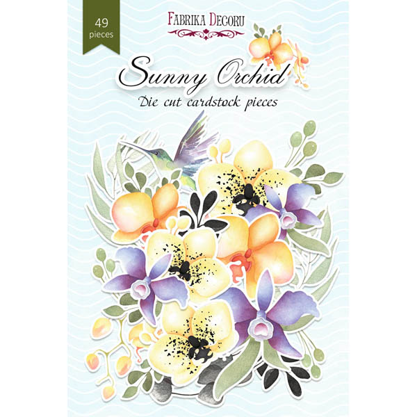 Набор высечек Sunny Orchid, 49шт.
