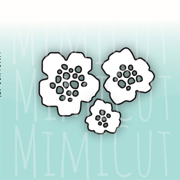 Нож для вырубки Цветочная поляна