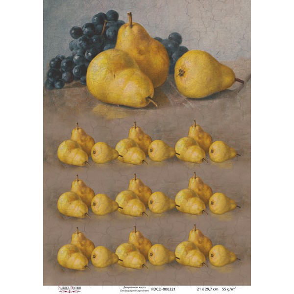 Декупажная карта №0321, 21x30см