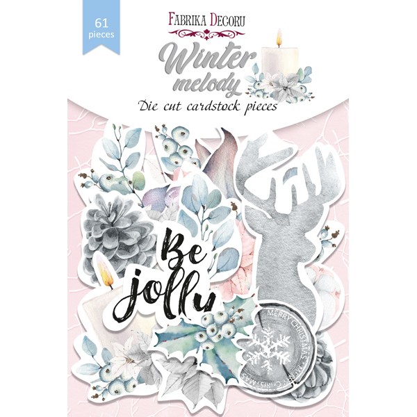 Набор высечек Winter Melody, 61шт.