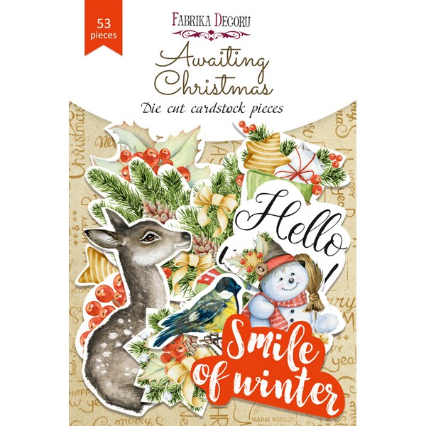Набор высечек Awaiting Christmas, 53шт.