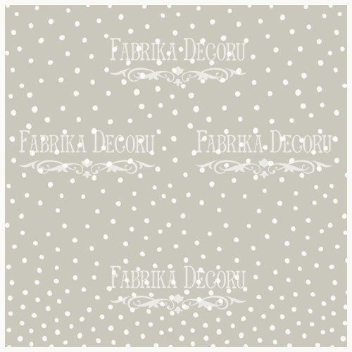 Деко веллум (лист кальки с рисунком) Горошек на сером