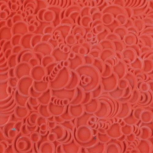 Текстура для пластики резиновая Cernit Пузырьки, 9х9см