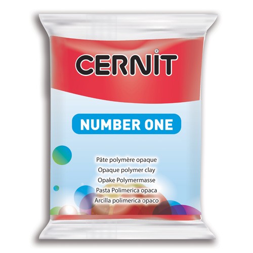 Пластика полимерная запекаемая Cernit Number One 400 Красный, 56г