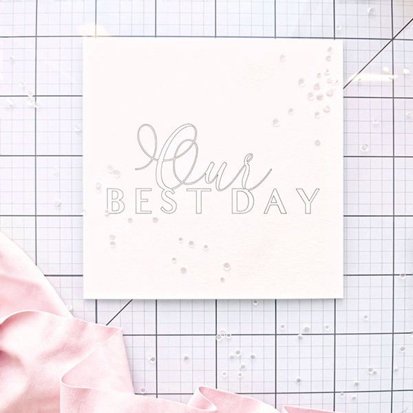 Заготовка для тиснения Our best day