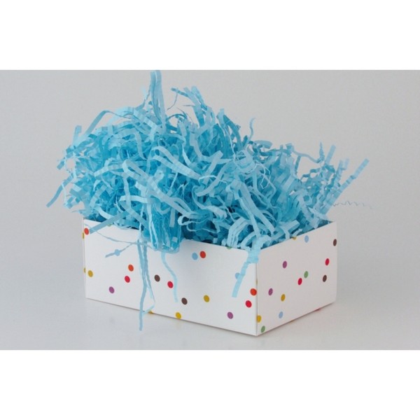 Бумажная стружка гофрированная Нежно-Голубой, 50г