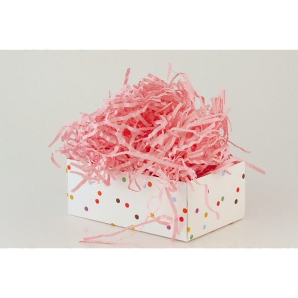 Бумажная стружка гофрированная Нежно-Розовый, 50г