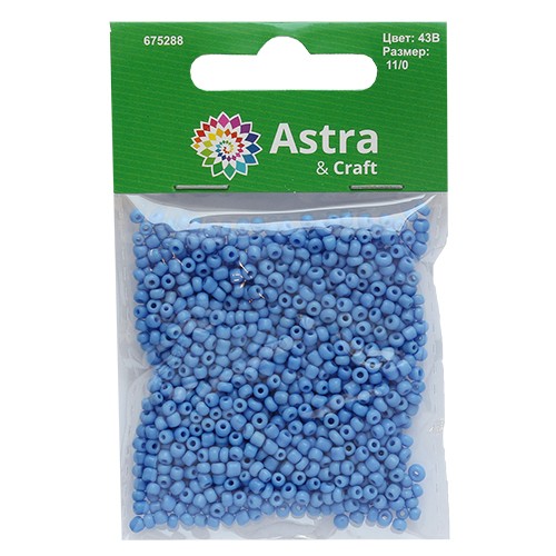 Бисер Астра 11/0 43B, 20г