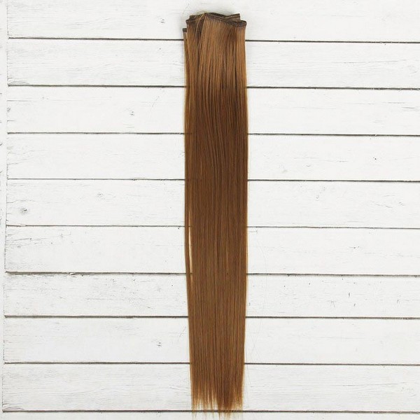 Волосы - трессы для кукол Прямые №6, длина 40см, ширина 50см