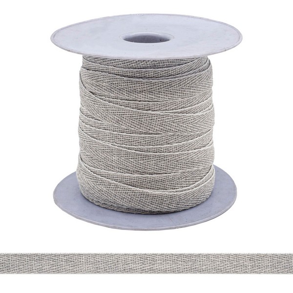 Лента киперная 13мм Серый Меланж