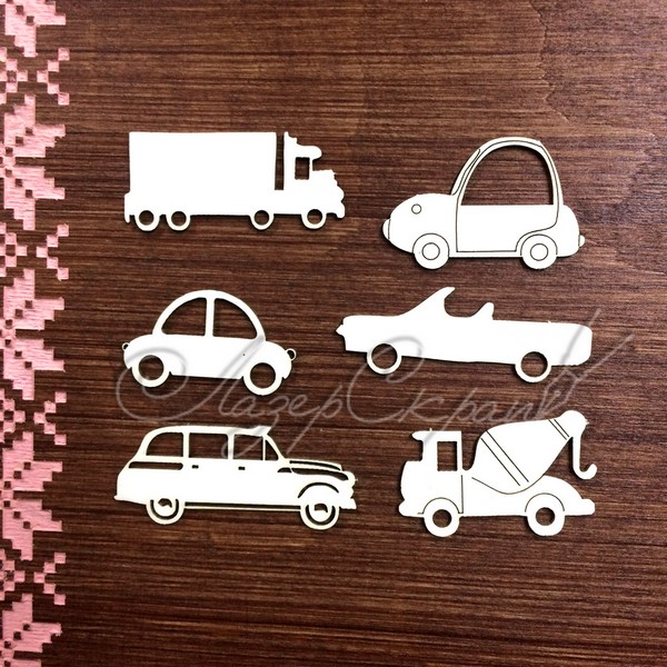 Чипборд Машинки ДЕТ82